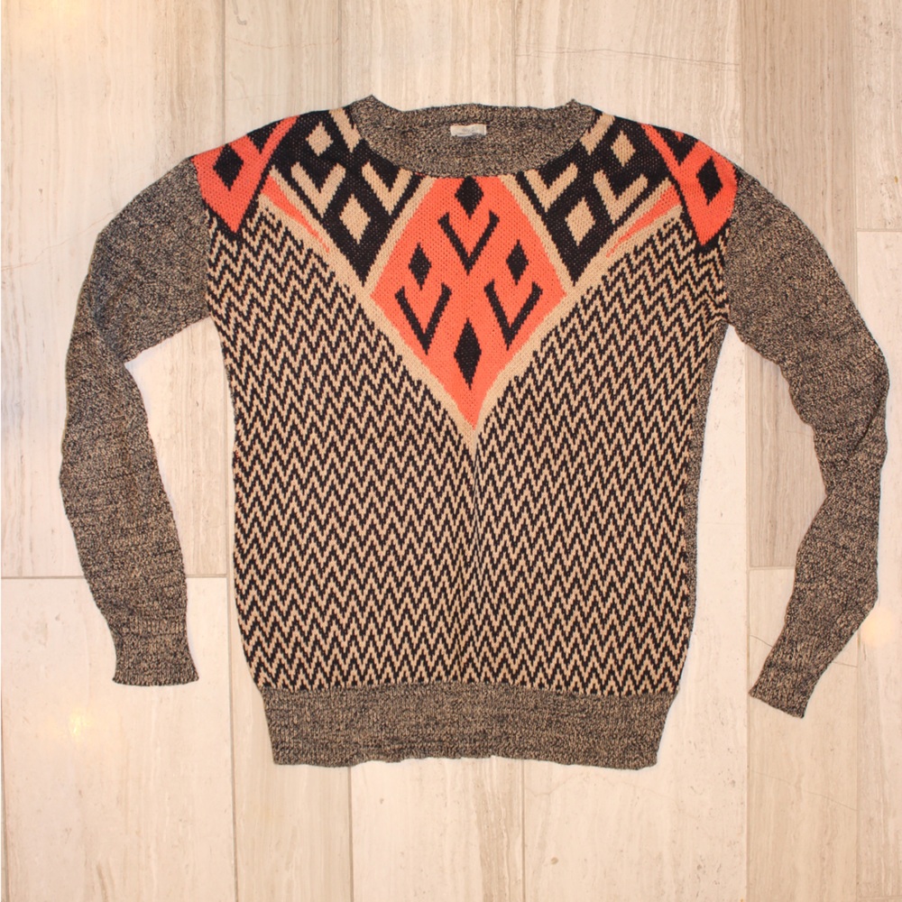 Ecote Patterened Sweater